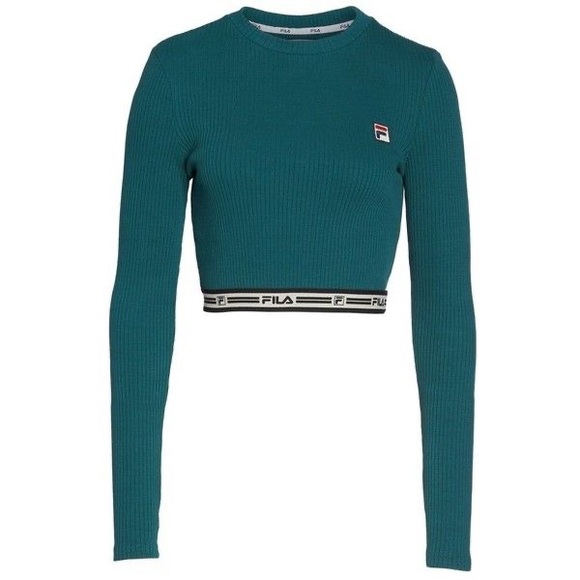 Fila Tops - 💕😍❤️MAKE AN OFFER! FILA LONG SLEEVE CROP❤️😍💕